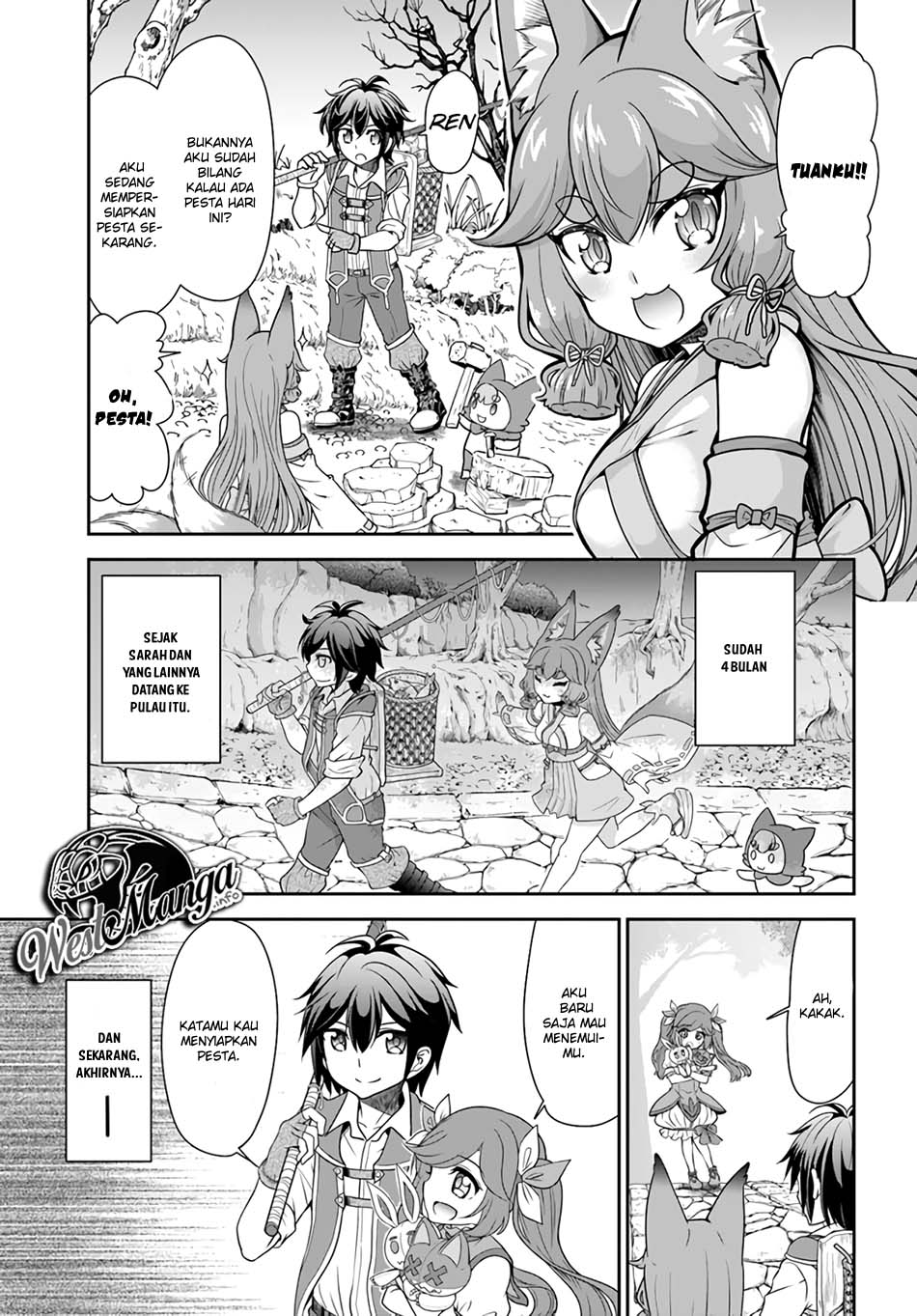Tenohira Kaitaku Mura de Isekai Kenkokuki: Fueteku Yome-tachi to Nonbiri Mujintou Life (fix) Chapter 20 - halaman 14