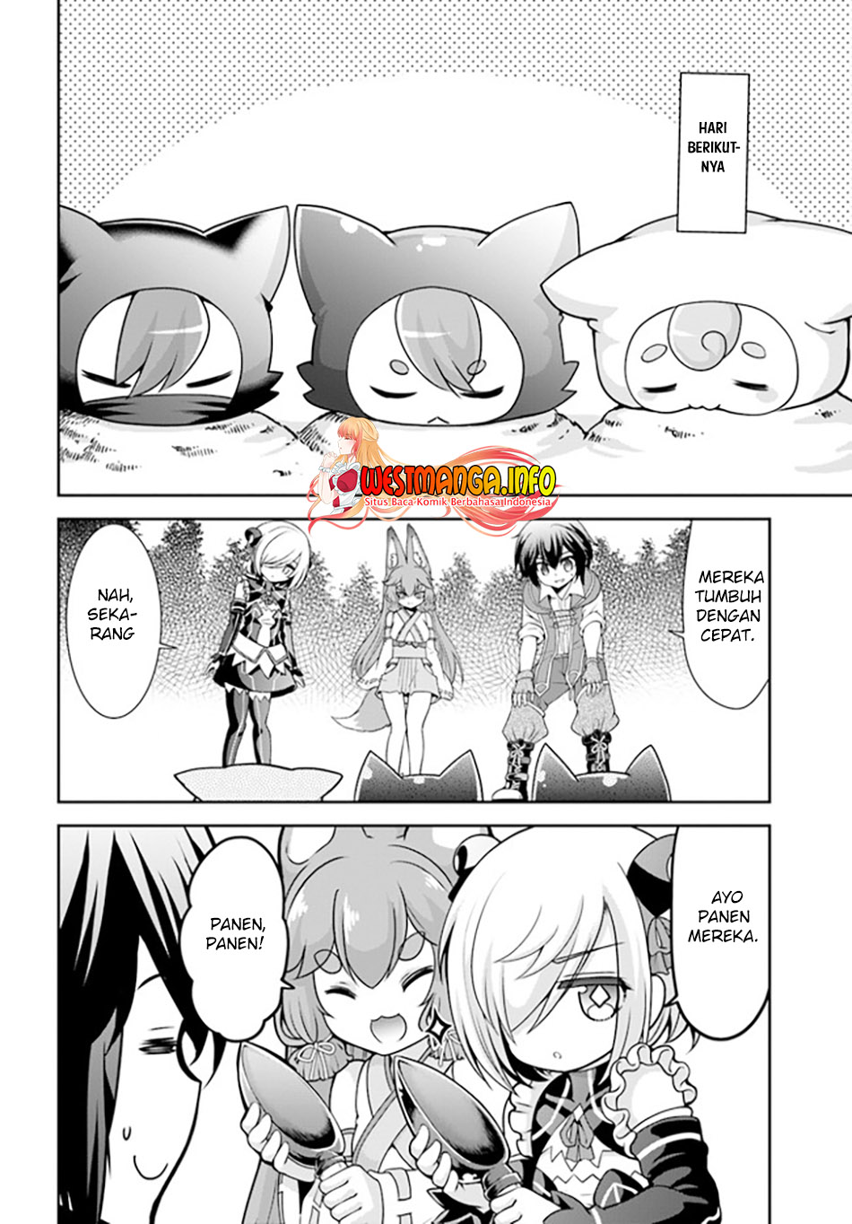Tenohira Kaitaku Mura de Isekai Kenkokuki: Fueteku Yome-tachi to Nonbiri Mujintou Life (fix) Chapter 36 - halaman 21
