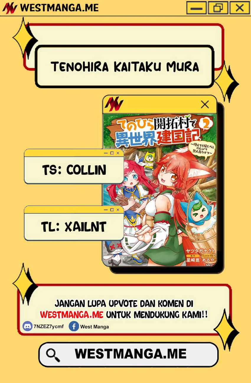 Tenohira Kaitaku Mura de Isekai Kenkokuki: Fueteku Yome-tachi to Nonbiri Mujintou Life (fix) Chapter 59 - halaman 4