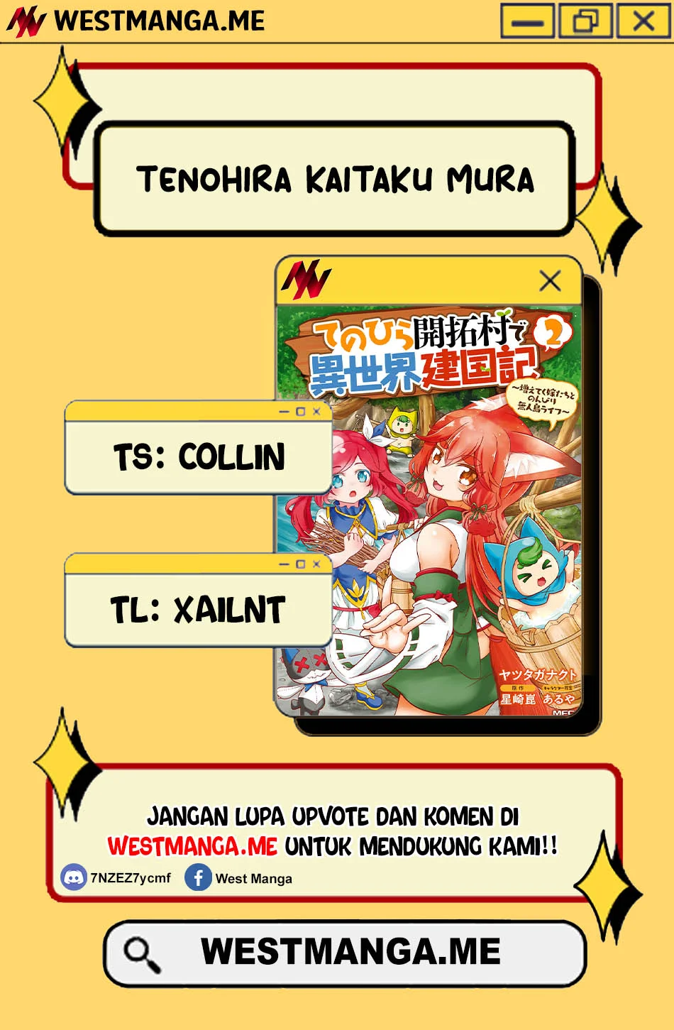Tenohira Kaitaku Mura de Isekai Kenkokuki: Fueteku Yome-tachi to Nonbiri Mujintou Life (fix) Chapter 60 - halaman 4