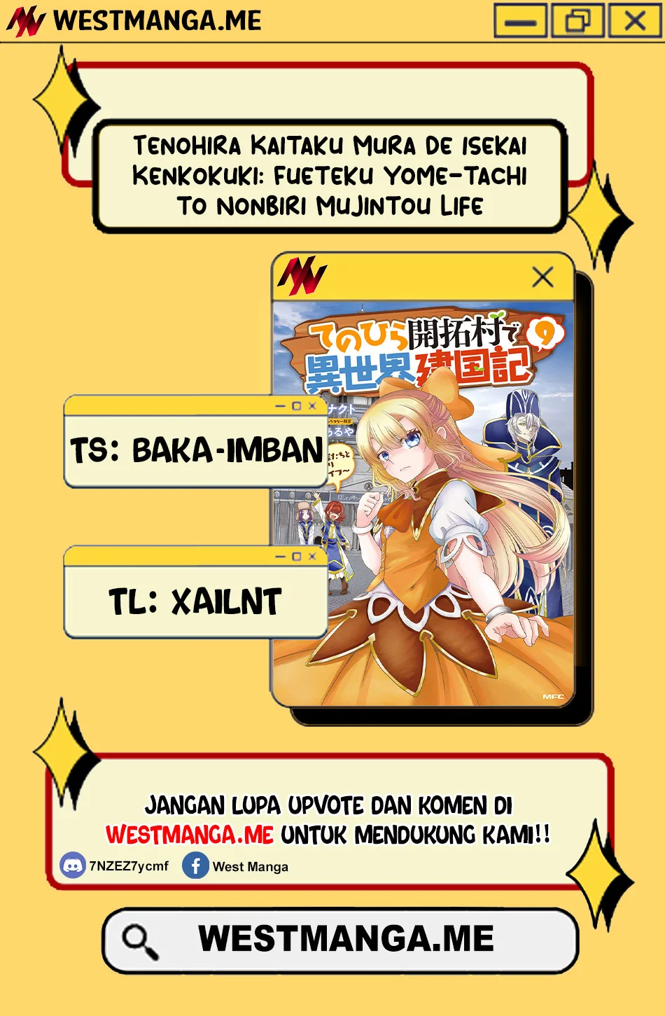 Tenohira Kaitaku Mura de Isekai Kenkokuki: Fueteku Yome-tachi to Nonbiri Mujintou Life (fix) Chapter 62 - halaman 3