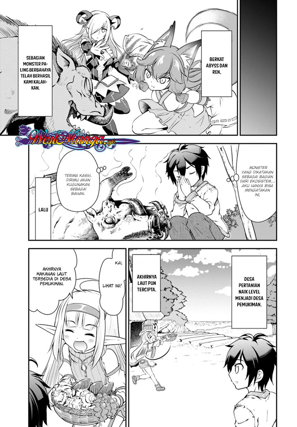 Tenohira Kaitaku Mura de Isekai Kenkokuki: Fueteku Yome-tachi to Nonbiri Mujintou Life (fix) Chapter 9 - halaman 8