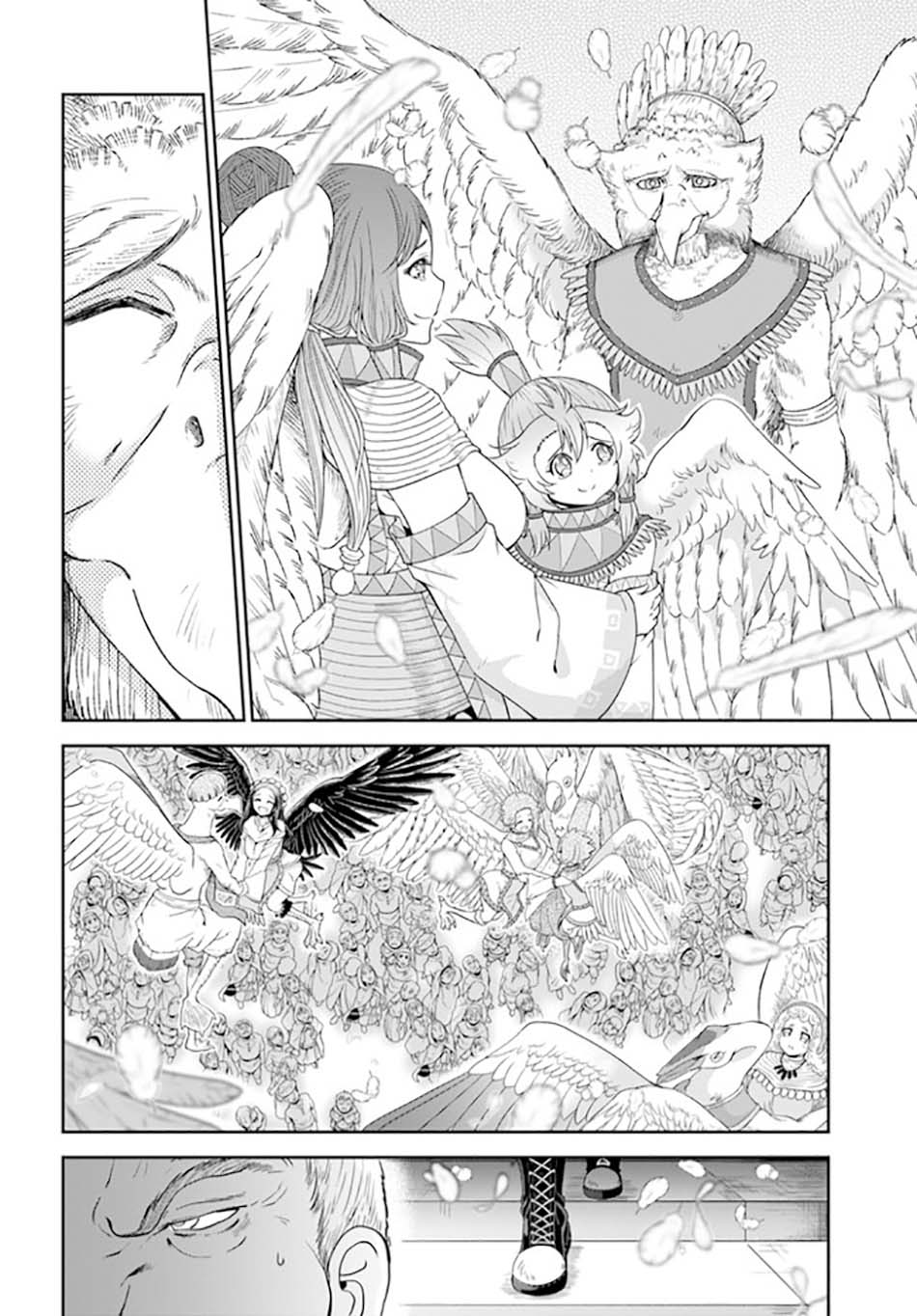 Tenohira Kaitakumura de Isekai Kenkouki ~Fueteku Yome-tachi to Nonbiri Mujintou Raifu~ Chapter 32 - halaman 19