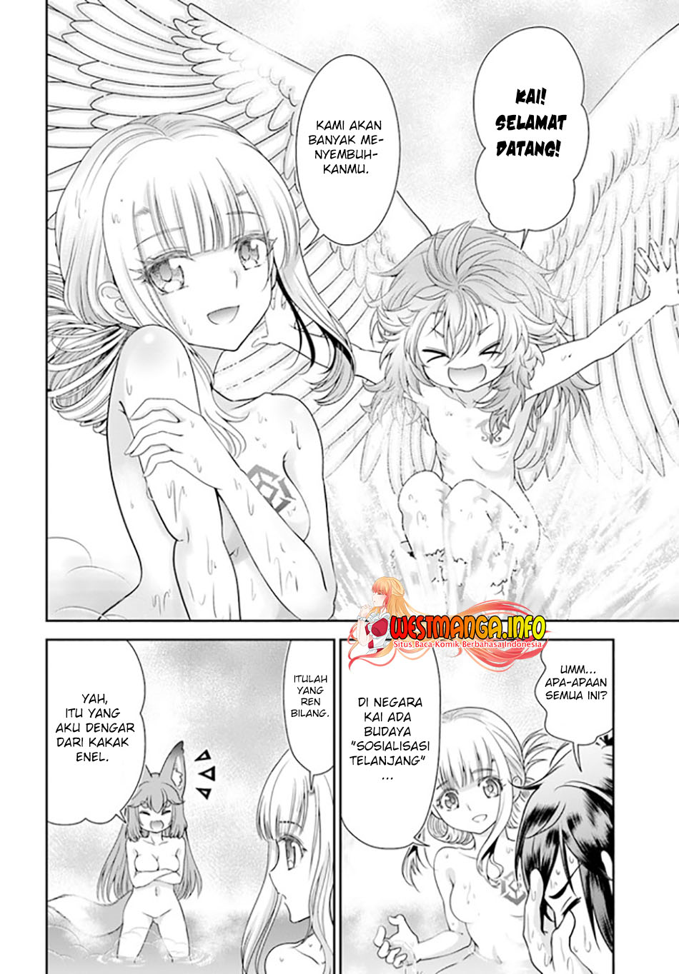 Tenohira Kaitakumura de Isekai Kenkouki ~Fueteku Yome-tachi to Nonbiri Mujintou Raifu~ Chapter 33 - halaman 6