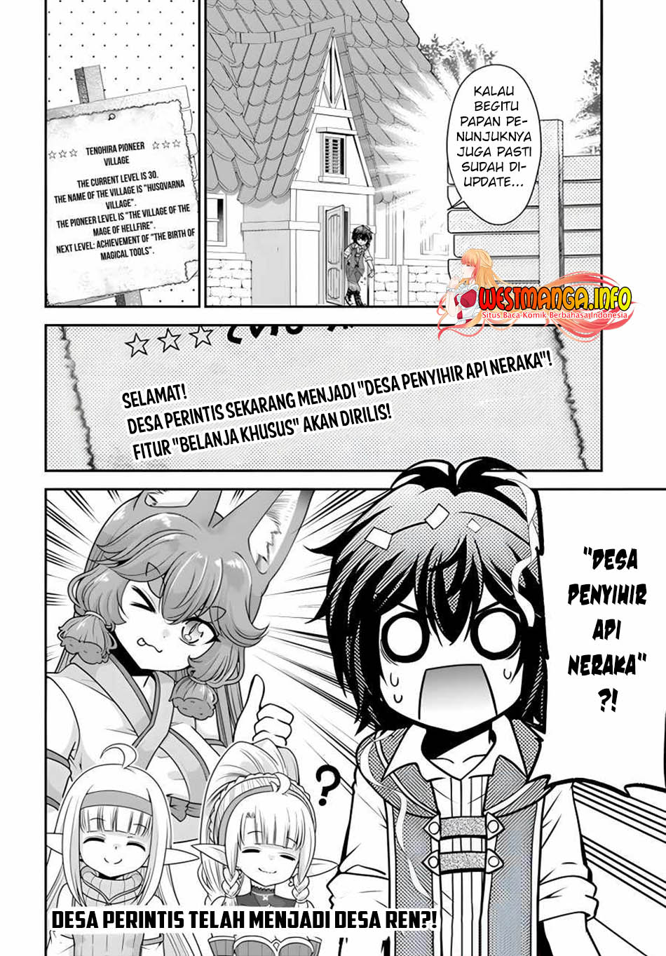 Tenohira Kaitakumura de Isekai Kenkouki ~Fueteku Yome-tachi to Nonbiri Mujintou Raifu~ Chapter 34 - halaman 23