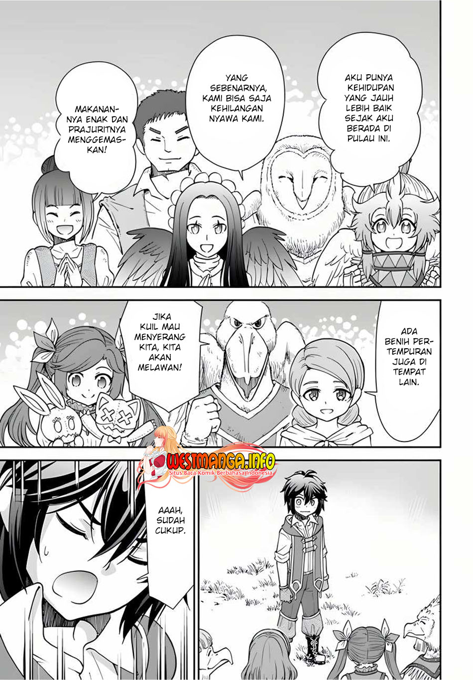 Tenohira Kaitakumura de Isekai Kenkouki ~Fueteku Yome-tachi to Nonbiri Mujintou Raifu~ Chapter 35 - halaman 6