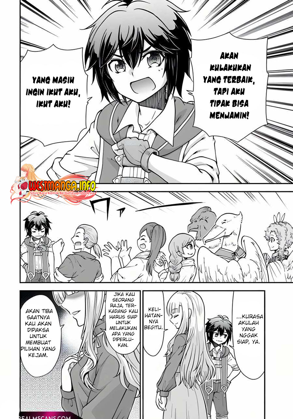Tenohira Kaitakumura de Isekai Kenkouki ~Fueteku Yome-tachi to Nonbiri Mujintou Raifu~ Chapter 35 - halaman 7