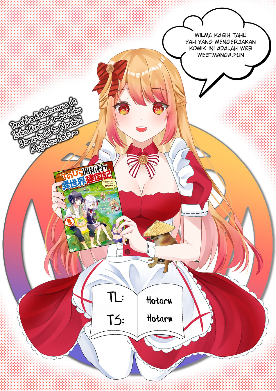 Tenohira Kaitakumura de Isekai Kenkouki ~Fueteku Yome-tachi to Nonbiri Mujintou Raifu~ Chapter 50 - halaman 1