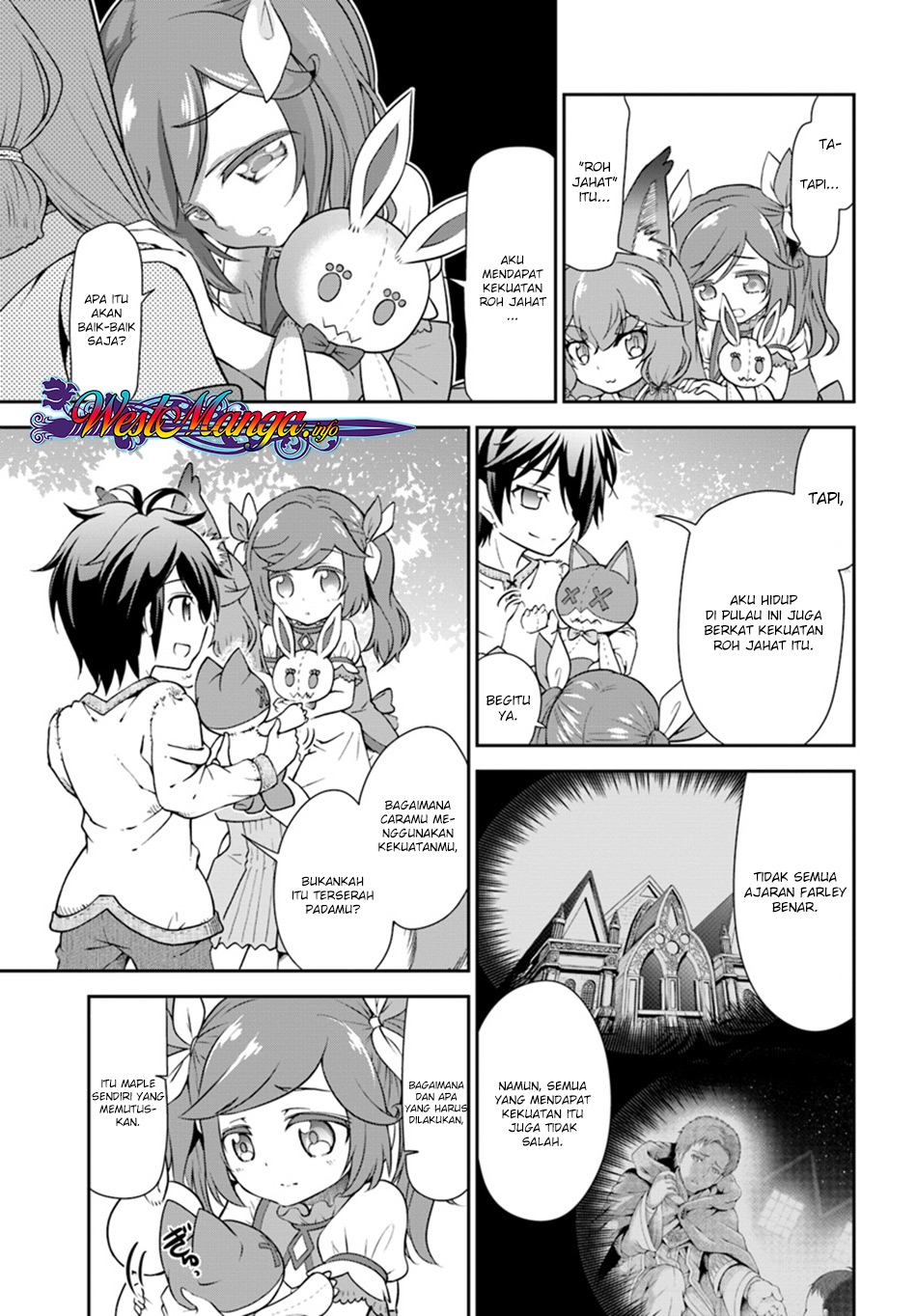 Tenohira Kaitakumura de Isekai Kenkouki ~Fueteku Yome-tachi to Nonbiri Mujintou Raifu~ Chapter 9 - halaman 24