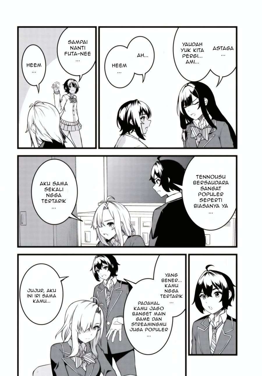 Tensai Bishoujo Sanshimai wa Isourou ni Dake Choro Kawaii Chapter 1 - halaman 14