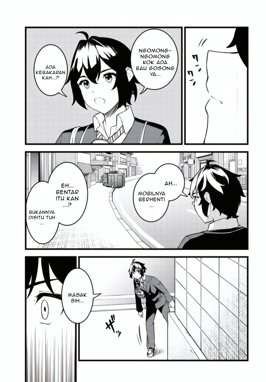 Tensai Bishoujo Sanshimai wa Isourou ni Dake Choro Kawaii Chapter 1 - halaman 17