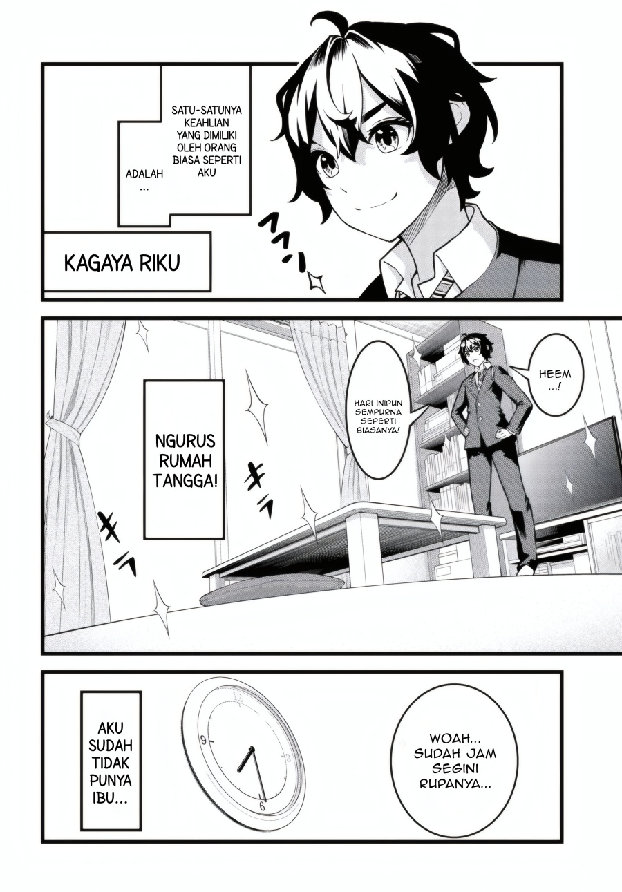 Tensai Bishoujo Sanshimai wa Isourou ni Dake Choro Kawaii Chapter 1 - halaman 4