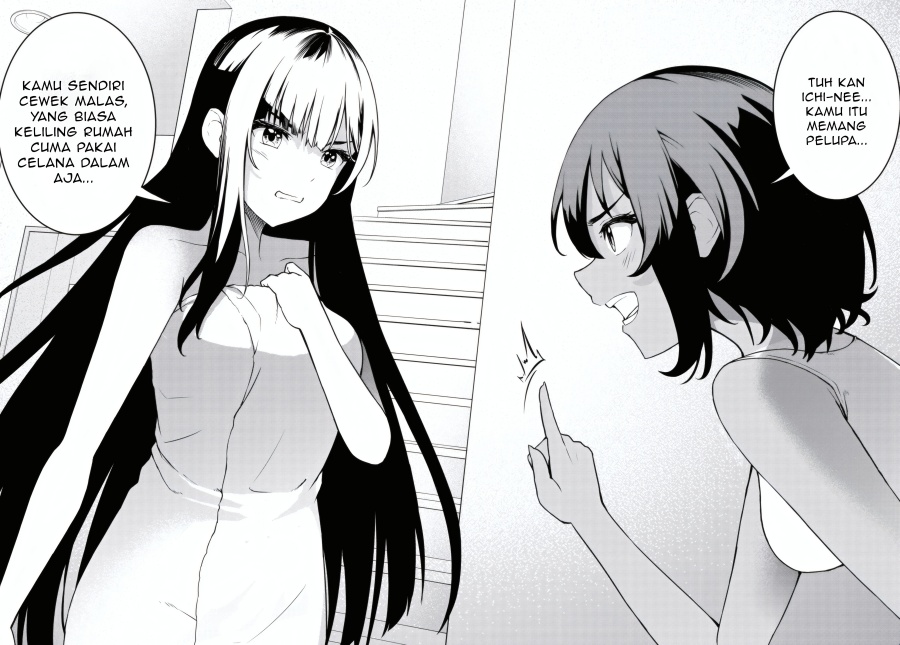Tensai Bishoujo Sanshimai wa Isourou ni Dake Choro Kawaii Chapter 1 - halaman 42