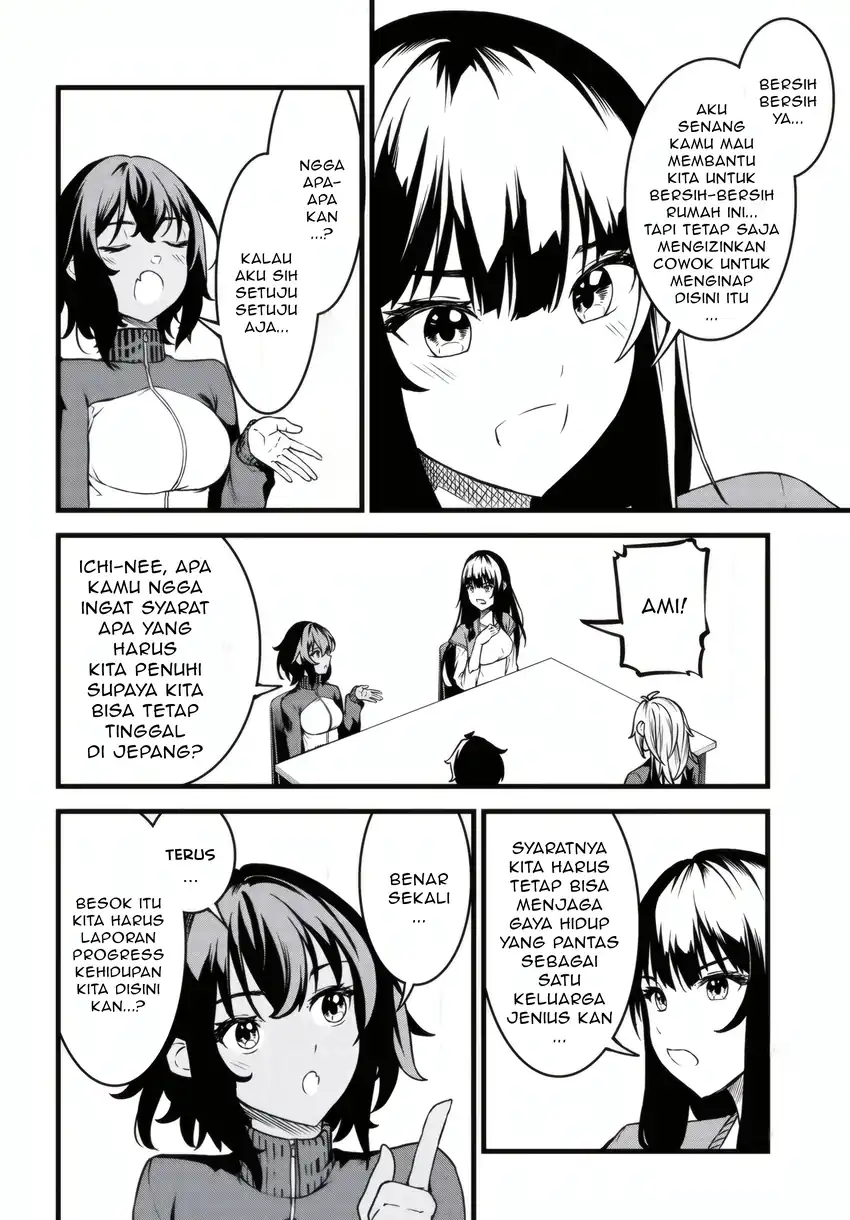 Tensai Bishoujo Sanshimai wa Isourou ni Dake Choro Kawaii Chapter 2 - halaman 11