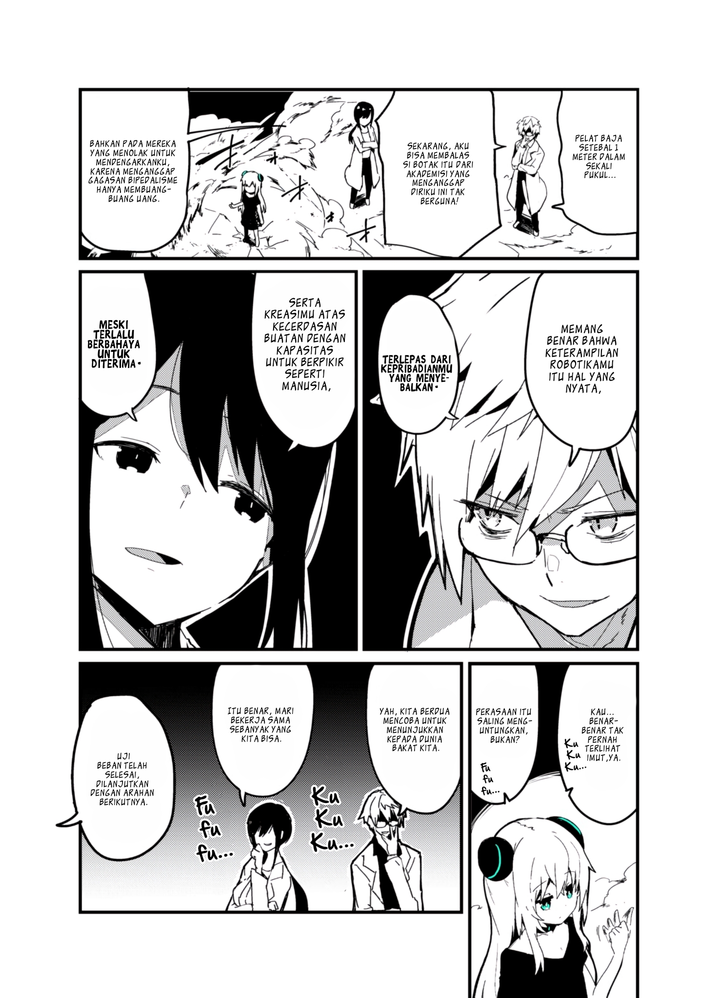 Tensai Kagakusha-tachi ga Saikou no Robot wo Tsukutta Manga Chapter 1 - halaman 2