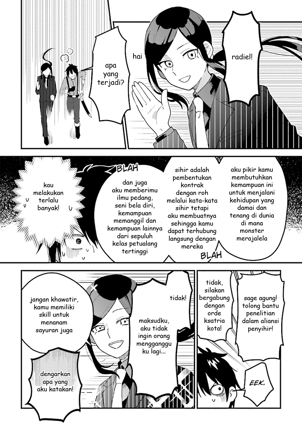Tensei Kenja wa Musume to Kurasu. Chapter 1.1 - halaman 21