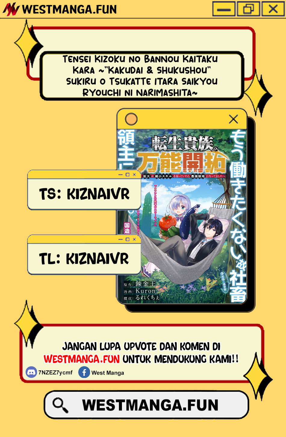 Tensei Kizoku no Bannou Kaitaku Kara ~”Kakudai & Shukushou” Sukiru o Tsukatte Itara Saikyou Ryouchi ni Narimashita~ Chapter 1.1 - halaman 4