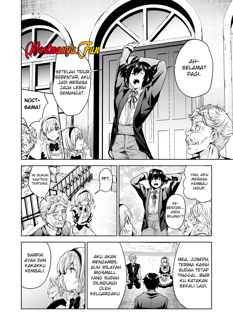 Tensei Kizoku no Bannou Kaitaku Kara ~”Kakudai & Shukushou” Sukiru o Tsukatte Itara Saikyou Ryouchi ni Narimashita~ Chapter 1.2 - halaman 3