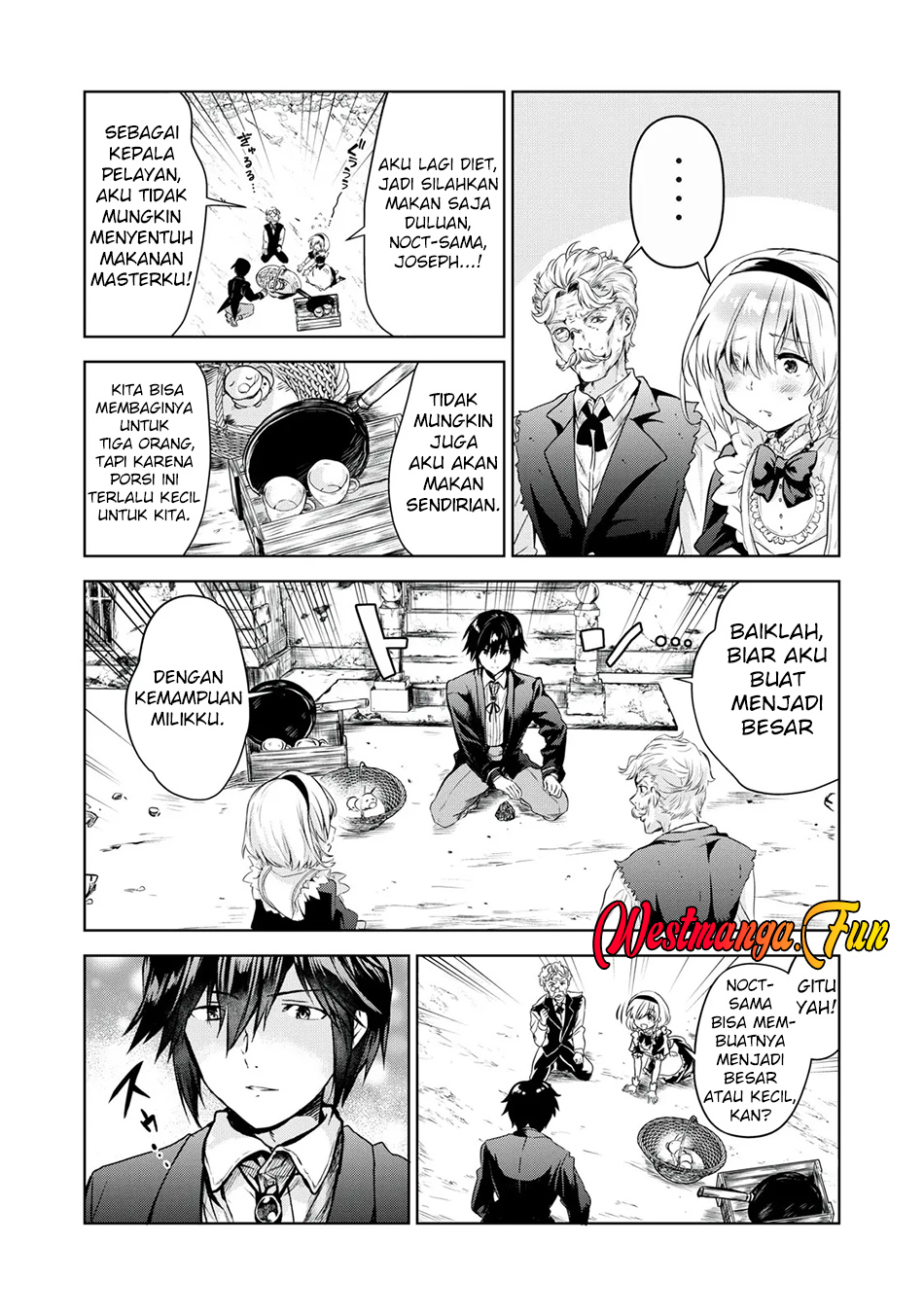 Tensei Kizoku no Bannou Kaitaku Kara ~”Kakudai & Shukushou” Sukiru o Tsukatte Itara Saikyou Ryouchi ni Narimashita~ Chapter 1.2 - halaman 7