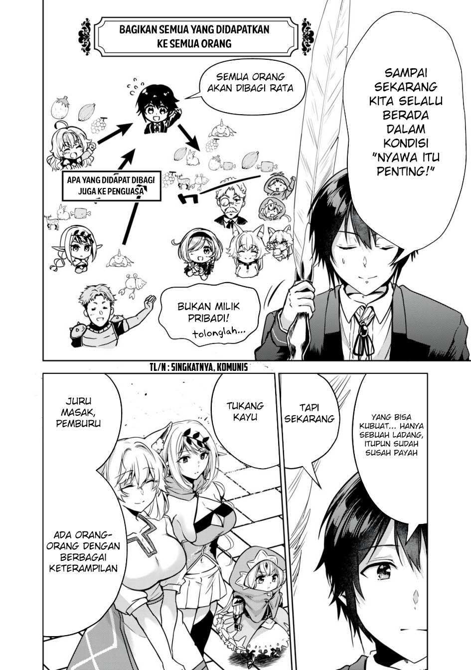 Tensei Kizoku no Bannou Kaitaku Kara ~”Kakudai & Shukushou” Sukiru o Tsukatte Itara Saikyou Ryouchi ni Narimashita~ Chapter 11 - halaman 12