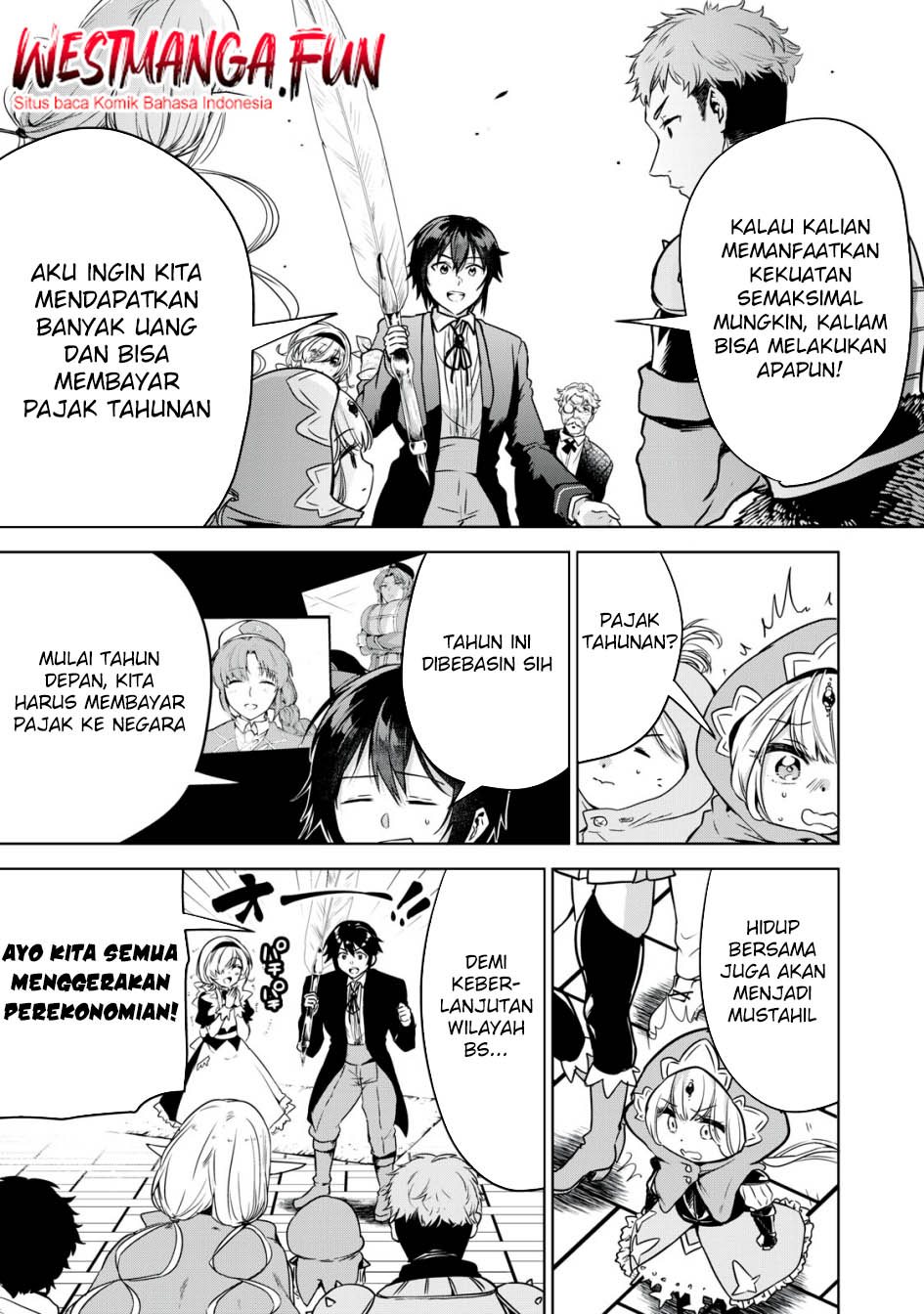 Tensei Kizoku no Bannou Kaitaku Kara ~”Kakudai & Shukushou” Sukiru o Tsukatte Itara Saikyou Ryouchi ni Narimashita~ Chapter 11 - halaman 13