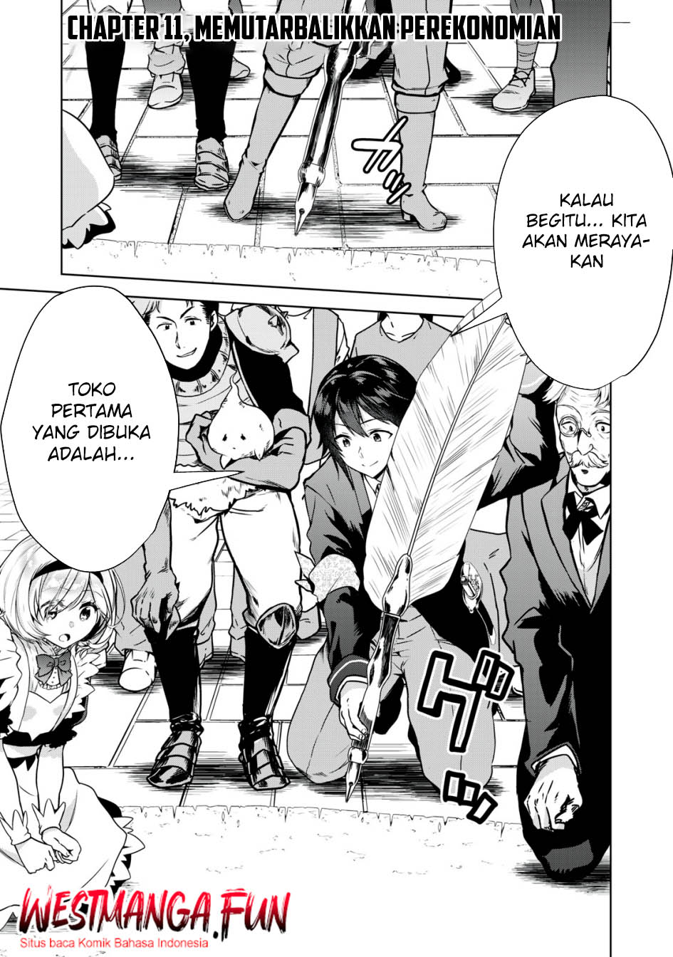Tensei Kizoku no Bannou Kaitaku Kara ~”Kakudai & Shukushou” Sukiru o Tsukatte Itara Saikyou Ryouchi ni Narimashita~ Chapter 11 - halaman 2