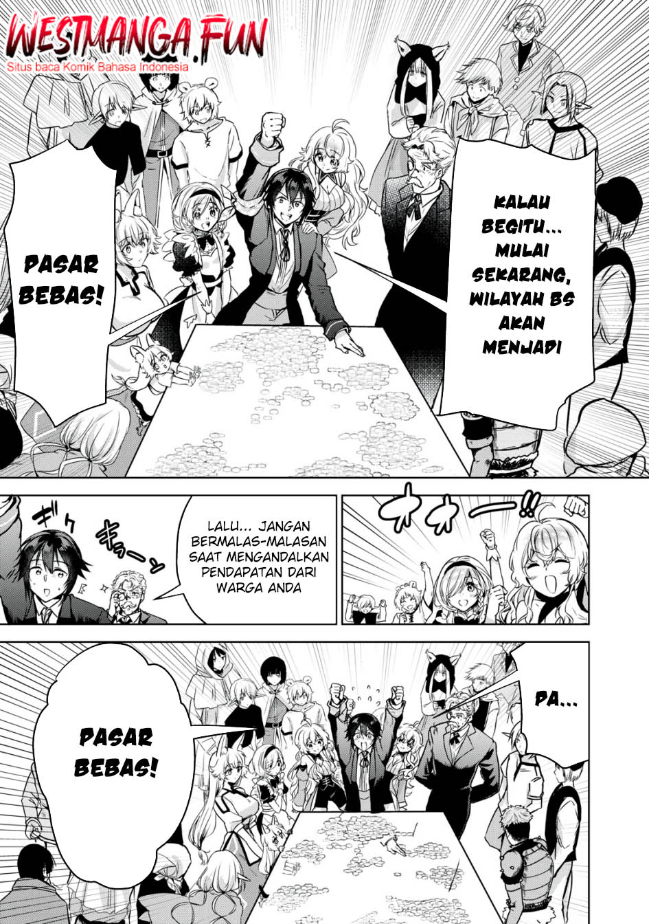 Tensei Kizoku no Bannou Kaitaku Kara ~”Kakudai & Shukushou” Sukiru o Tsukatte Itara Saikyou Ryouchi ni Narimashita~ Chapter 11 - halaman 22