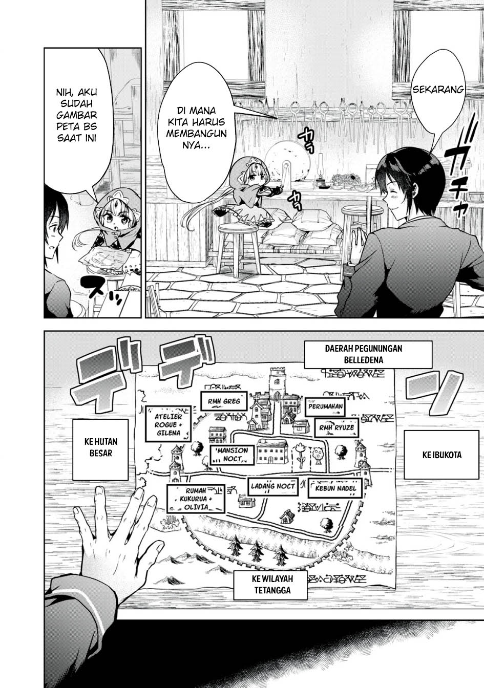 Tensei Kizoku no Bannou Kaitaku Kara ~”Kakudai & Shukushou” Sukiru o Tsukatte Itara Saikyou Ryouchi ni Narimashita~ Chapter 11 - halaman 23