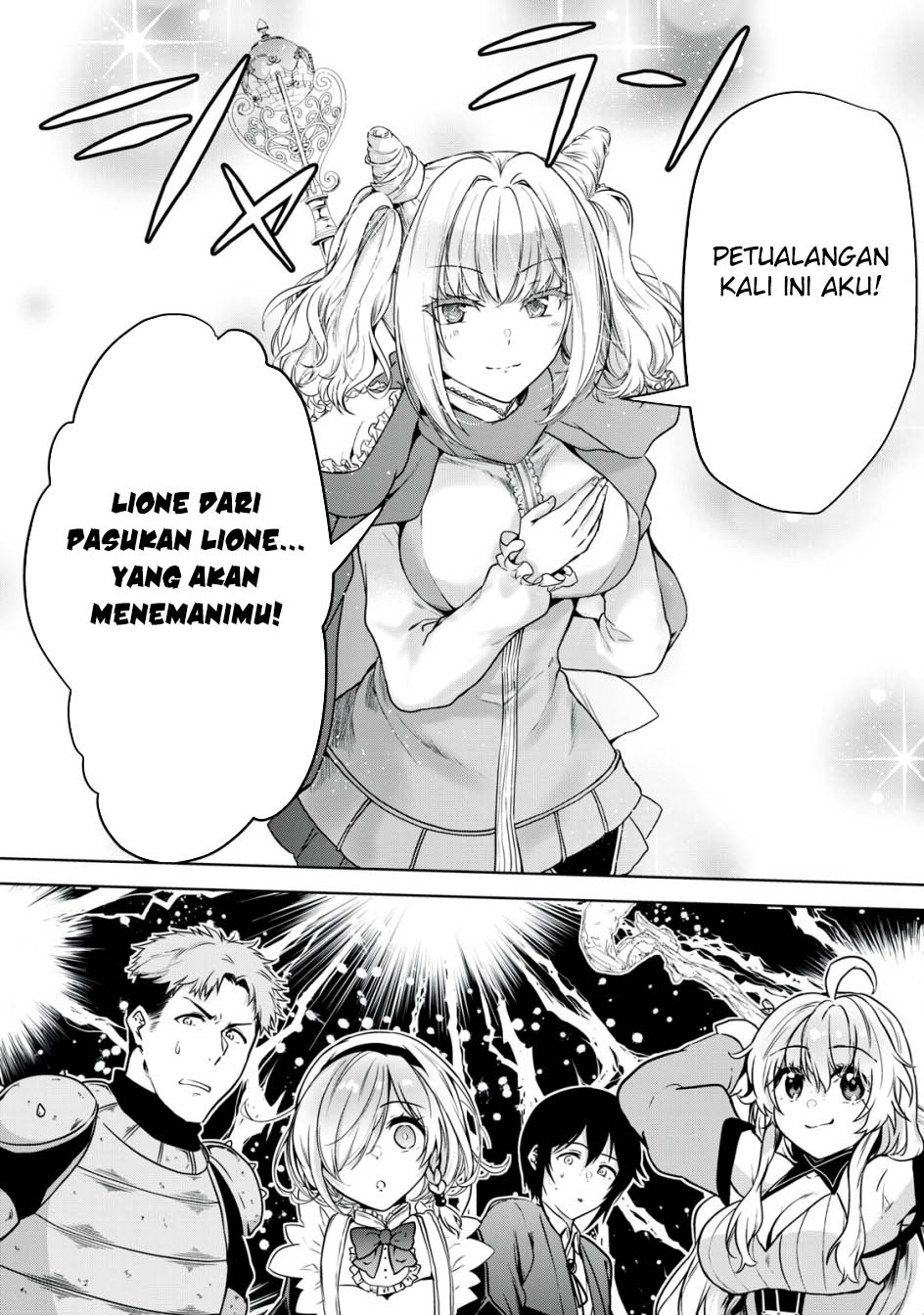Tensei Kizoku no Bannou Kaitaku Kara ~”Kakudai & Shukushou” Sukiru o Tsukatte Itara Saikyou Ryouchi ni Narimashita~ Chapter 17 - halaman 1