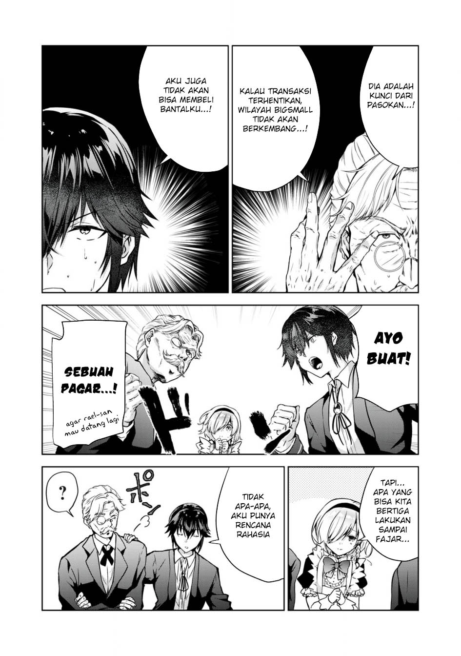 Tensei Kizoku no Bannou Kaitaku Kara ~”Kakudai & Shukushou” Sukiru o Tsukatte Itara Saikyou Ryouchi ni Narimashita~ Chapter 3 - halaman 1