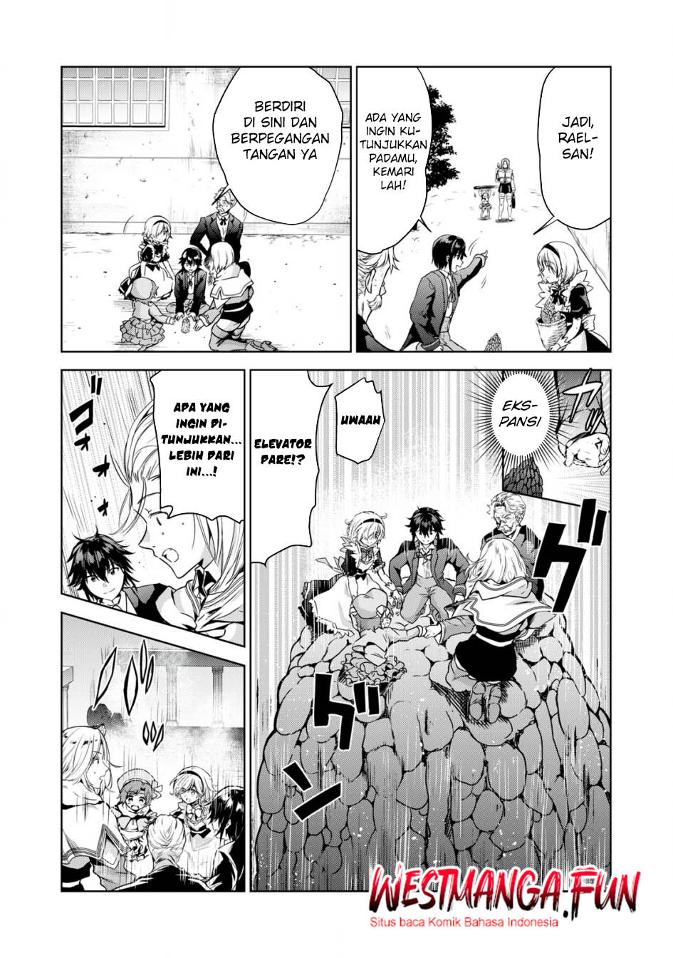 Tensei Kizoku no Bannou Kaitaku Kara ~”Kakudai & Shukushou” Sukiru o Tsukatte Itara Saikyou Ryouchi ni Narimashita~ Chapter 3 - halaman 13