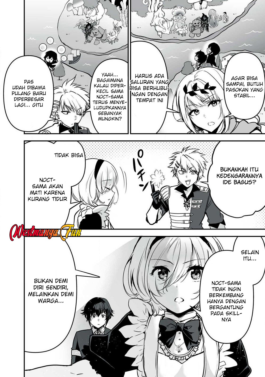 Tensei Kizoku no Bannou Kaitaku Kara ~”Kakudai & Shukushou” Sukiru o Tsukatte Itara Saikyou Ryouchi ni Narimashita~ Chapter 33 - halaman 3