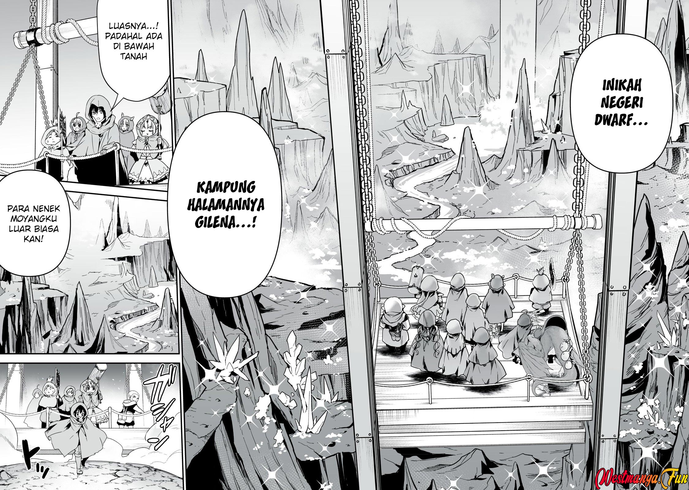 Tensei Kizoku no Bannou Kaitaku Kara ~”Kakudai & Shukushou” Sukiru o Tsukatte Itara Saikyou Ryouchi ni Narimashita~ Chapter 39 - halaman 3