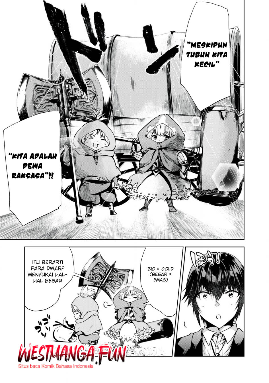 Tensei Kizoku no Bannou Kaitaku Kara ~”Kakudai & Shukushou” Sukiru o Tsukatte Itara Saikyou Ryouchi ni Narimashita~ Chapter 4 - halaman 13