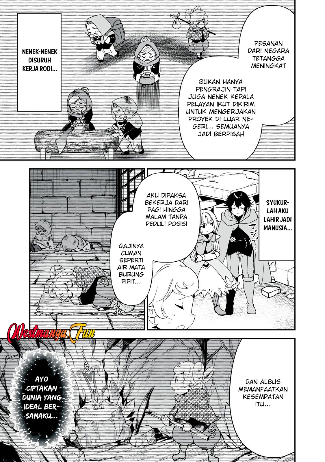 Tensei Kizoku no Bannou Kaitaku Kara ~”Kakudai & Shukushou” Sukiru o Tsukatte Itara Saikyou Ryouchi ni Narimashita~ Chapter 43 - halaman 1