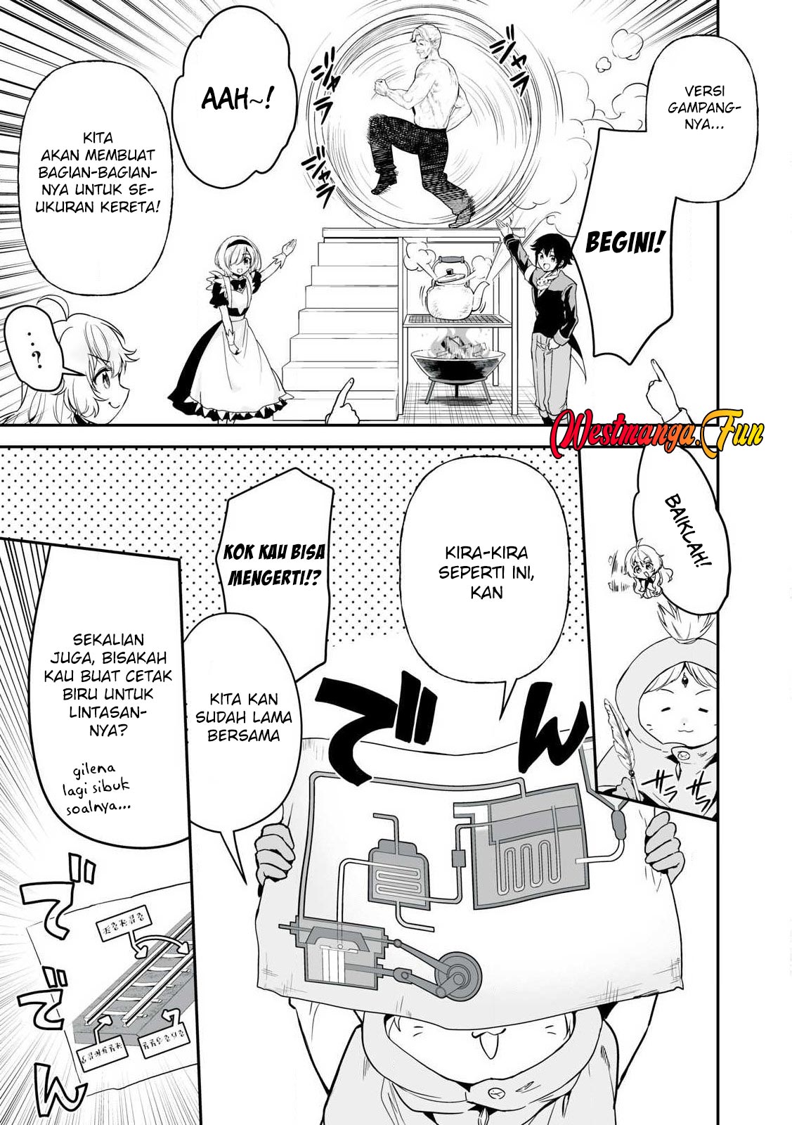 Tensei Kizoku no Bannou Kaitaku Kara ~”Kakudai & Shukushou” Sukiru o Tsukatte Itara Saikyou Ryouchi ni Narimashita~ Chapter 45 - halaman 13