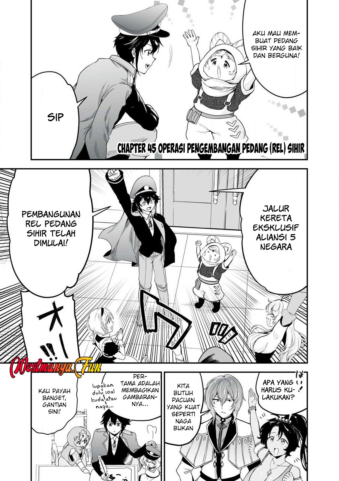 Tensei Kizoku no Bannou Kaitaku Kara ~”Kakudai & Shukushou” Sukiru o Tsukatte Itara Saikyou Ryouchi ni Narimashita~ Chapter 45 - halaman 2
