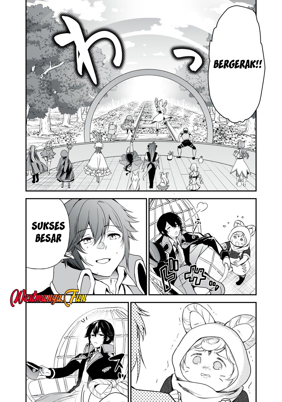 Tensei Kizoku no Bannou Kaitaku Kara ~”Kakudai & Shukushou” Sukiru o Tsukatte Itara Saikyou Ryouchi ni Narimashita~ Chapter 45 - halaman 25