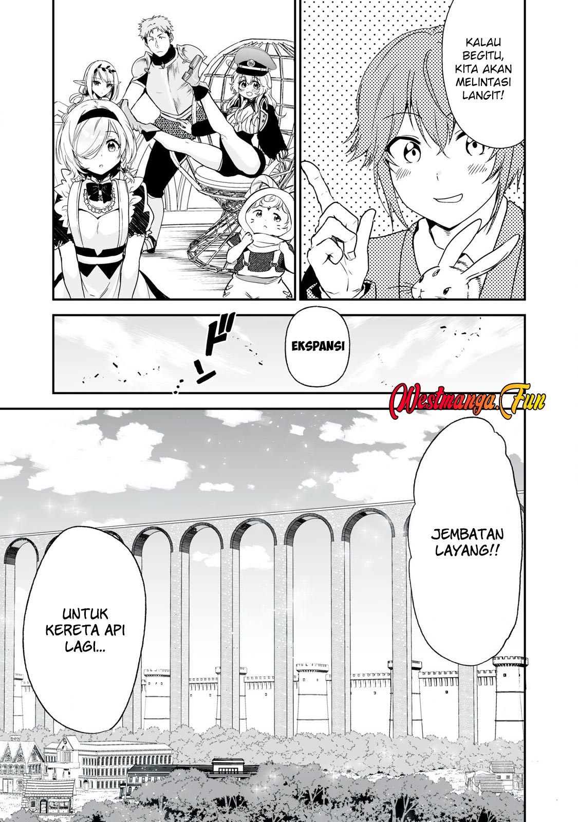 Tensei Kizoku no Bannou Kaitaku Kara ~”Kakudai & Shukushou” Sukiru o Tsukatte Itara Saikyou Ryouchi ni Narimashita~ Chapter 45 - halaman 28