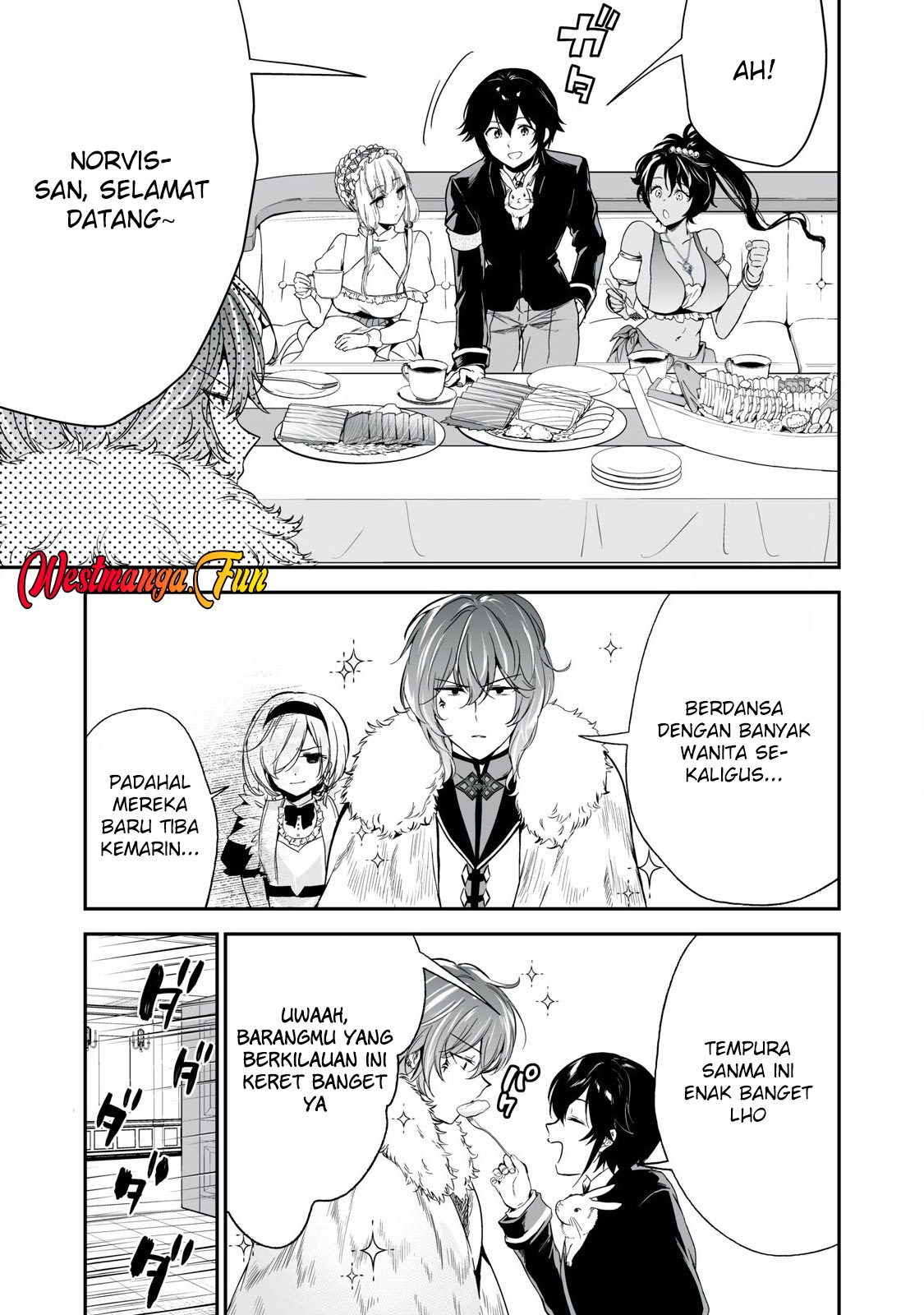 Tensei Kizoku no Bannou Kaitaku Kara ~”Kakudai & Shukushou” Sukiru o Tsukatte Itara Saikyou Ryouchi ni Narimashita~ Chapter 45 - halaman 34