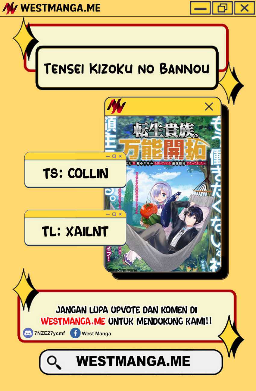 Tensei Kizoku no Bannou Kaitaku Kara ~”Kakudai & Shukushou” Sukiru o Tsukatte Itara Saikyou Ryouchi ni Narimashita~ Chapter 48 - halaman 1