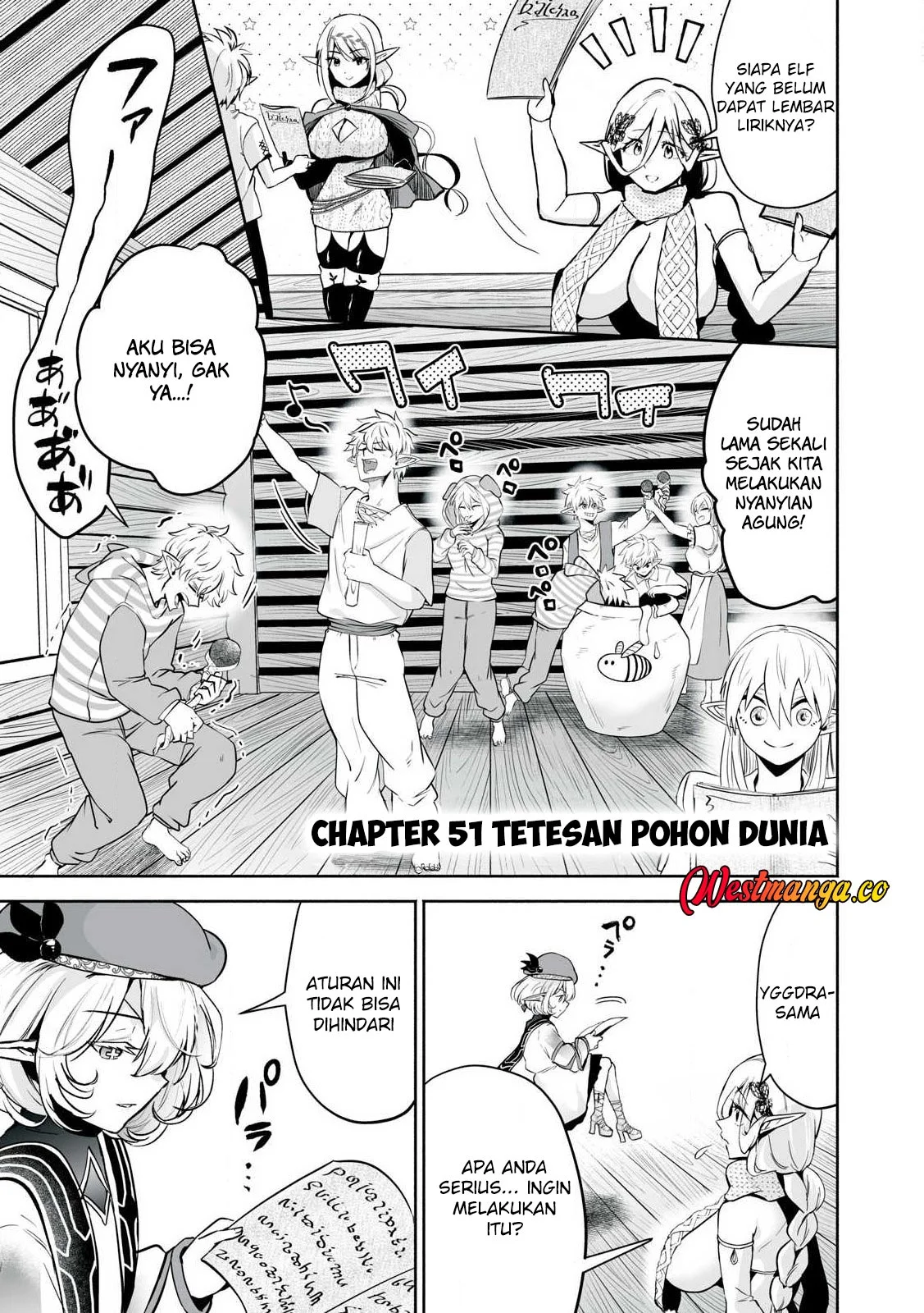 Tensei Kizoku no Bannou Kaitaku Kara ~”Kakudai & Shukushou” Sukiru o Tsukatte Itara Saikyou Ryouchi ni Narimashita~ Chapter 51 - halaman 2