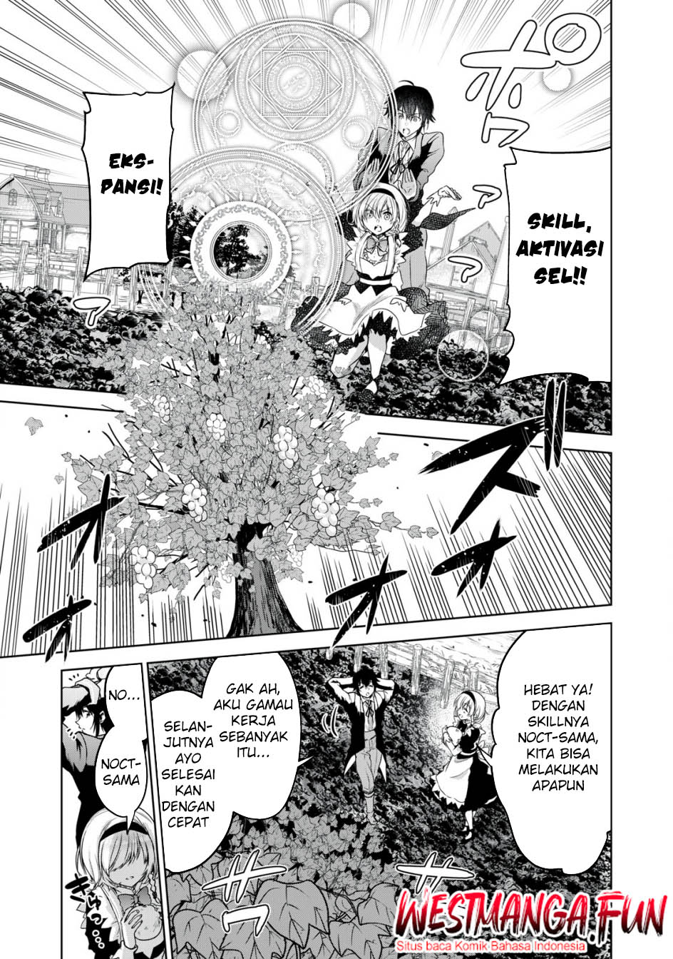 Tensei Kizoku no Bannou Kaitaku Kara ~”Kakudai & Shukushou” Sukiru o Tsukatte Itara Saikyou Ryouchi ni Narimashita~ Chapter 7 - halaman 6
