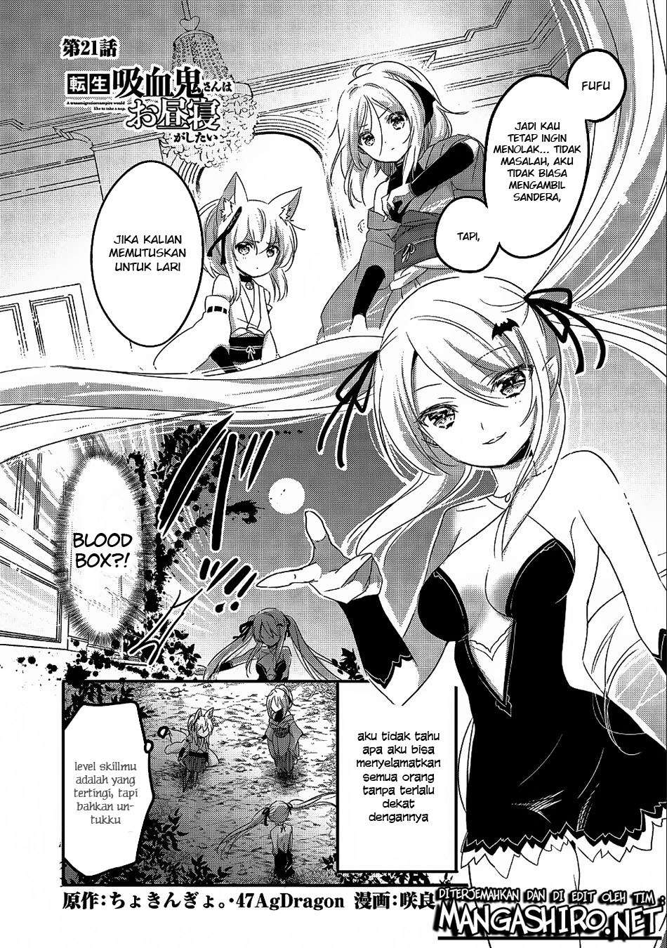 Tensei Kyuuketsukisan wa Ohirune ga Shitai Chapter 21 - halaman 2