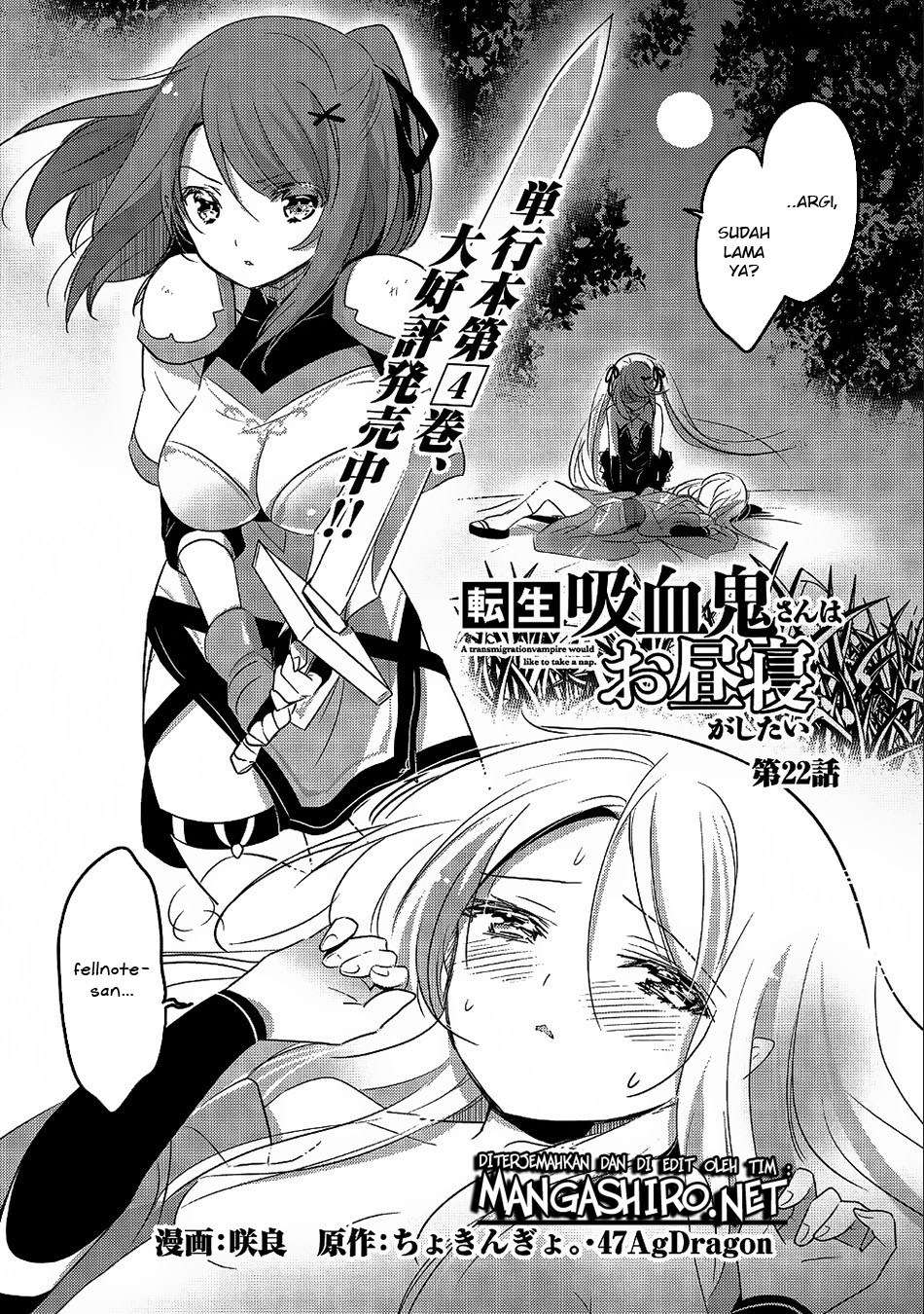 Tensei Kyuuketsukisan wa Ohirune ga Shitai Chapter 22 - halaman 2