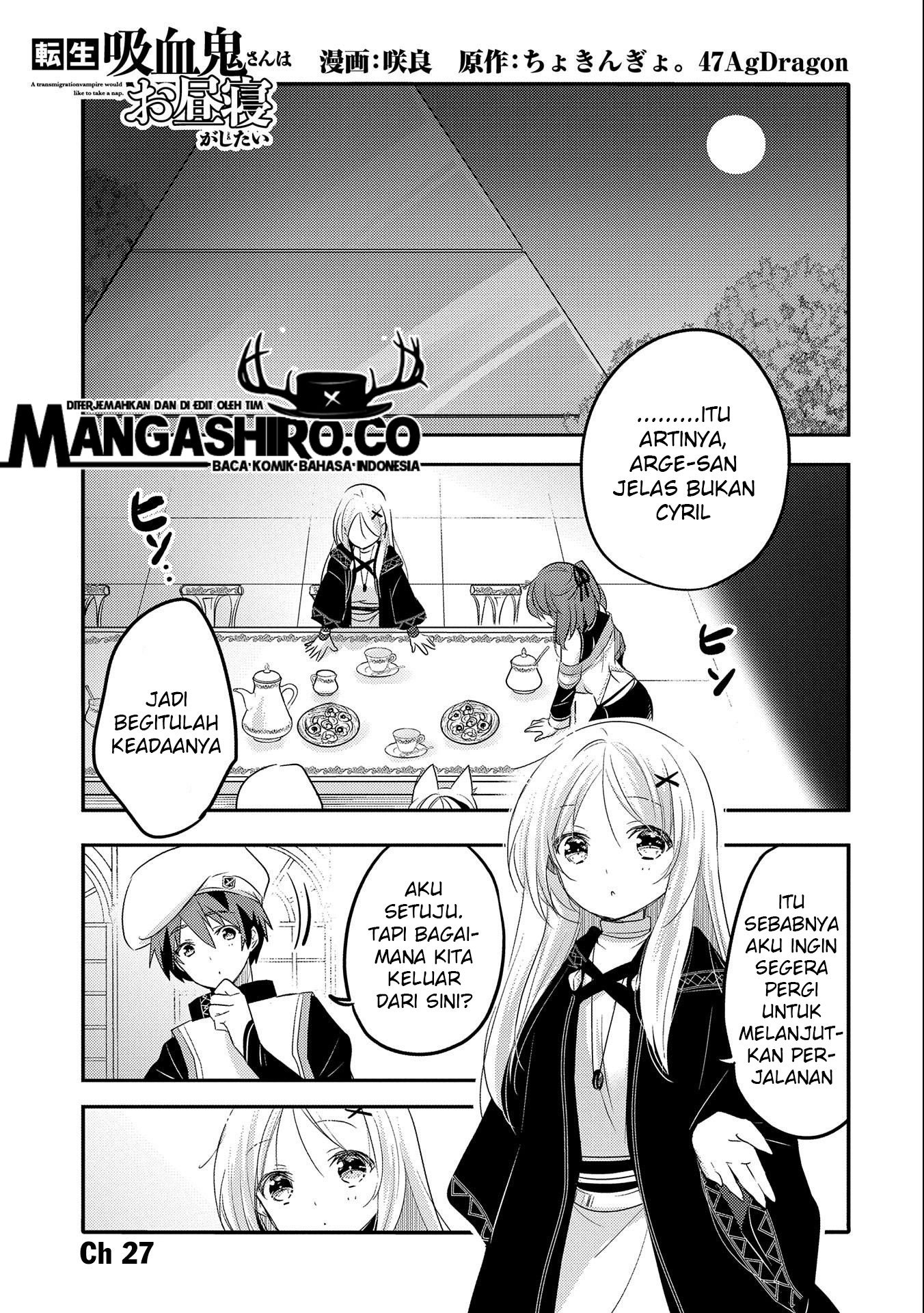 Tensei Kyuuketsukisan wa Ohirune ga Shitai Chapter 27 - halaman 2