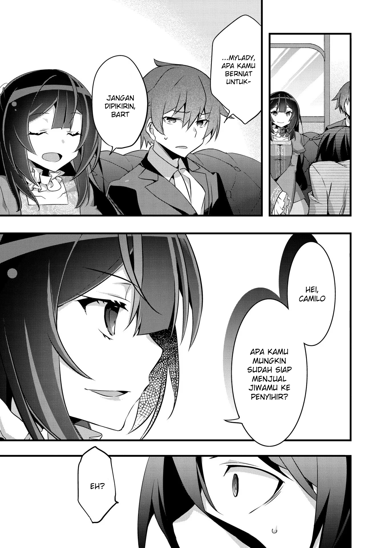 Tensei Mae wa Otoko Datta node Gyaku Harem wa Okotowarishite Orimasu: Kanpeki Shukujo e no Michi Chapter 5 - halaman 16