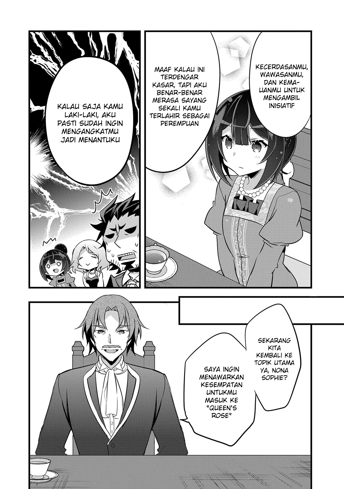 Tensei Mae wa Otoko Datta node Gyaku Harem wa Okotowarishite Orimasu: Kanpeki Shukujo e no Michi Chapter 6 - halaman 9