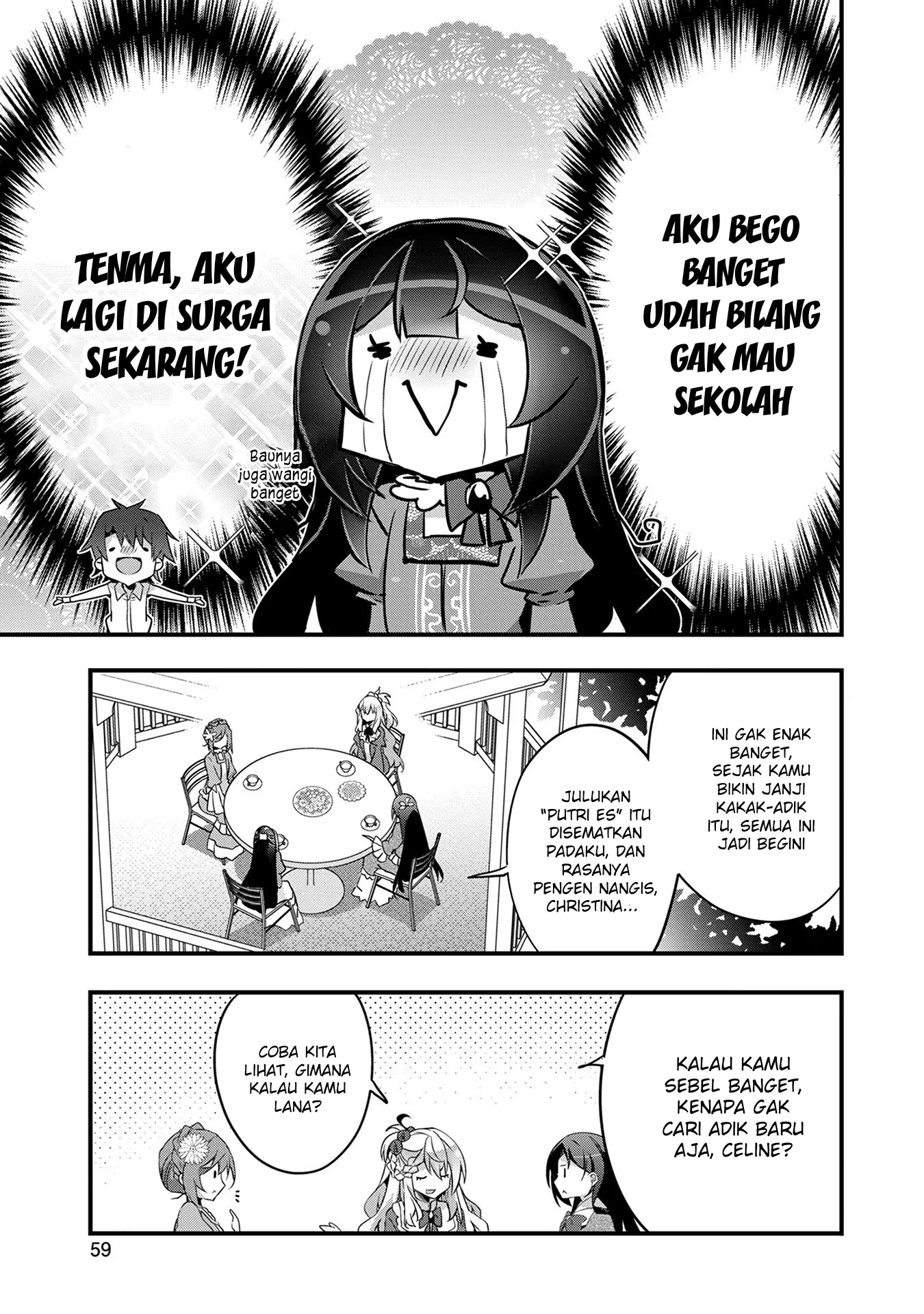 Tensei Mae wa Otoko Datta node Gyaku Harem wa Okotowarishite Orimasu: Kanpeki Shukujo e no Michi Chapter 8 - halaman 6