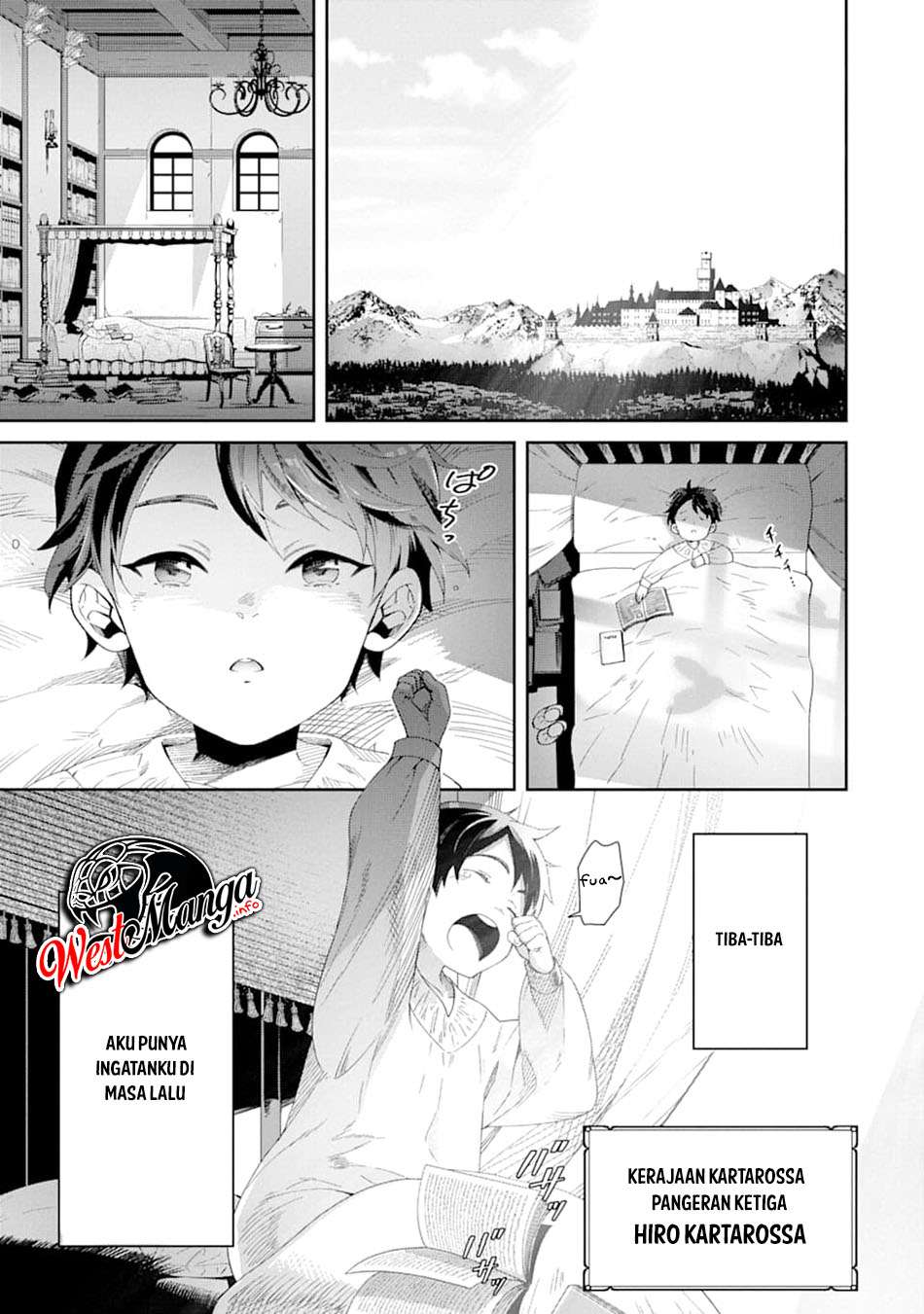 Tensei Ouji wa Renkinjutsushi to Nari Koukoku Suru Chapter 1.1 - halaman 3